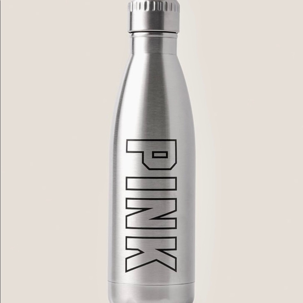 VS PINK Metal Water Bottle